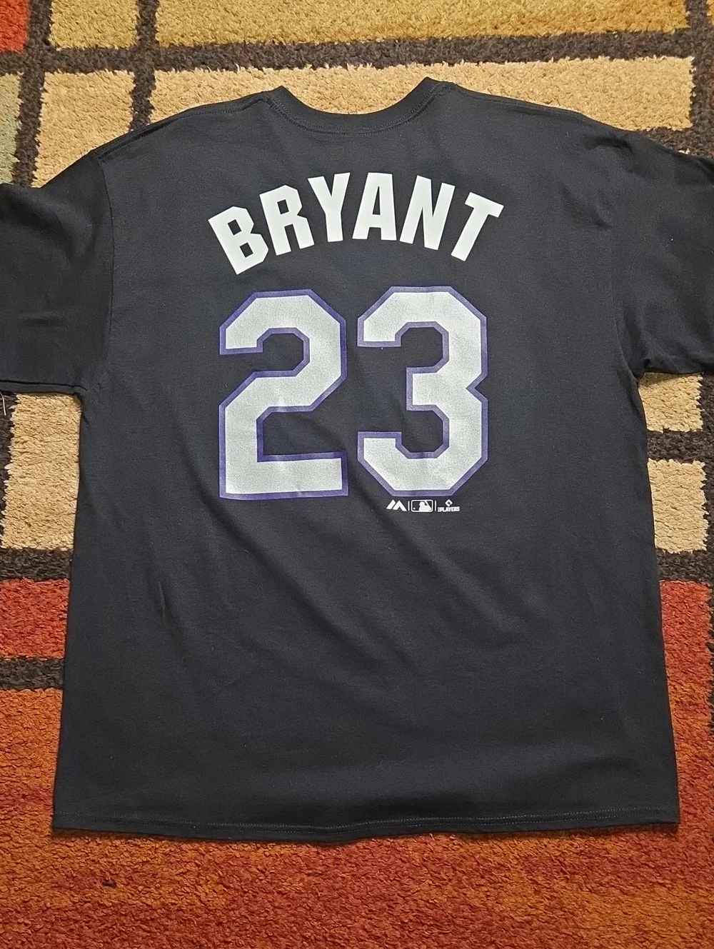Offical Colorado Rockies Bryant MLB Shirt Jersey Mens Extra Large